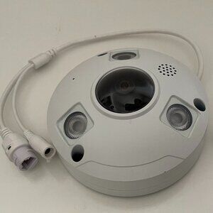360-Degree Panoramic Security Camera, Dome Style, with IR Night Vision and Audio